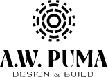 A.W. Puma design & build logo