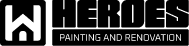 heroes painting and renovation logo