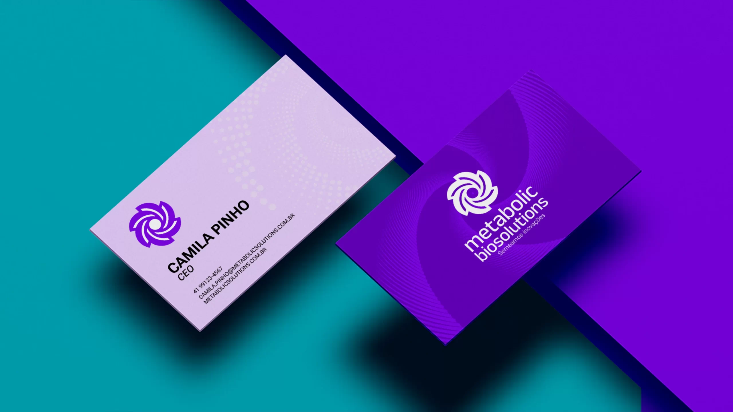 cartão de visitas Metabolic Biosolutions