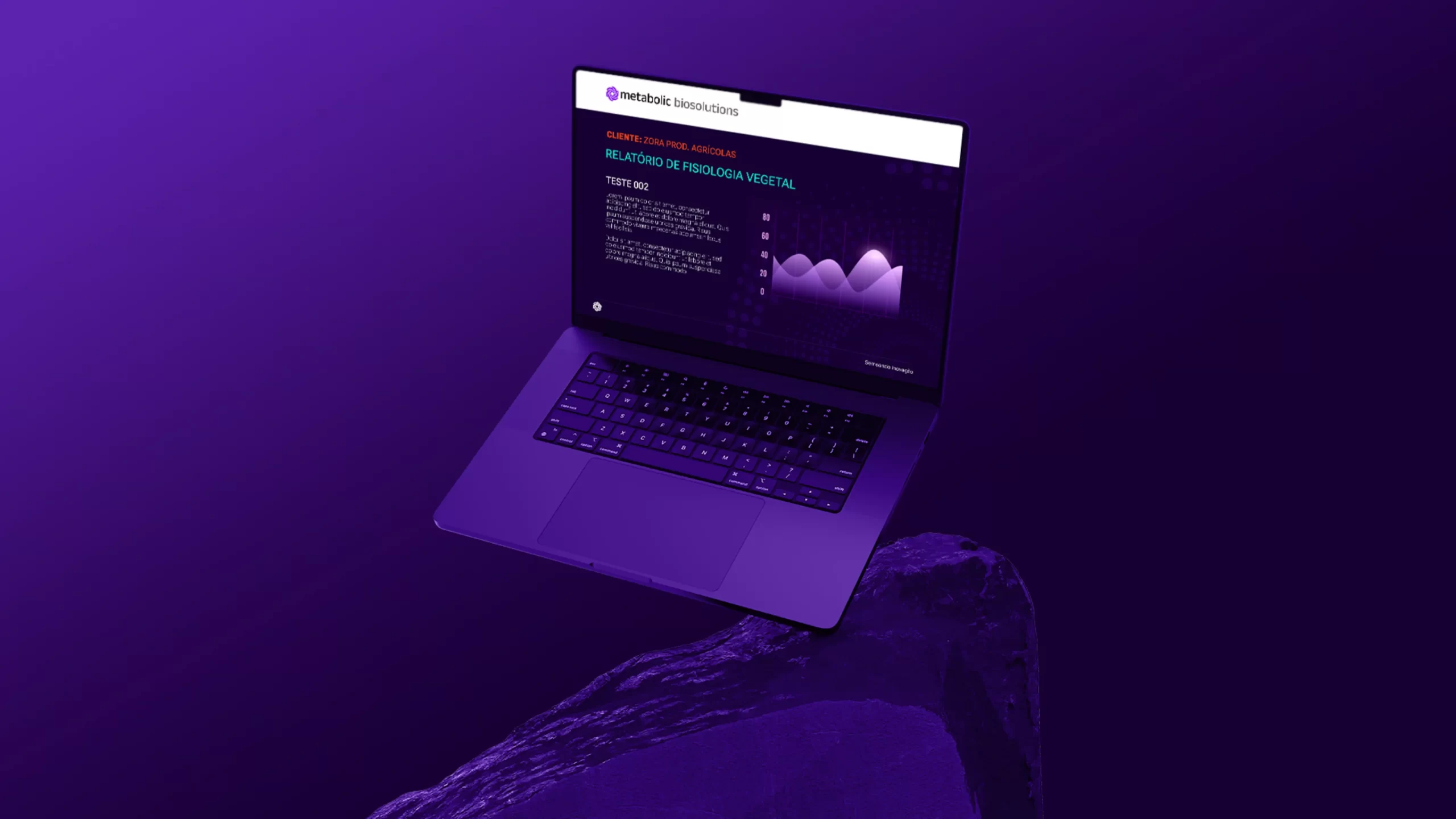 notebook com gráficos Metabolic Biosolutions